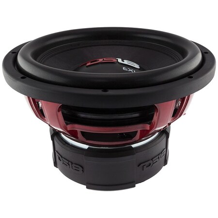 DS18 EXL-X12.4D 12" Subwoofer – 2500W Max, Dual 4-Ohm, Red Frame – Refurbished